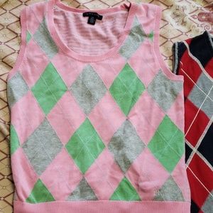 Pink Tommy Hilfiger sweater vest sz sp only